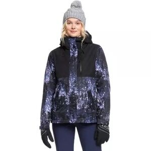 ROXY Jetty 3-in-1 Snow Jacket – Medieval Blue Ski/Snowboard Coat Women’s S